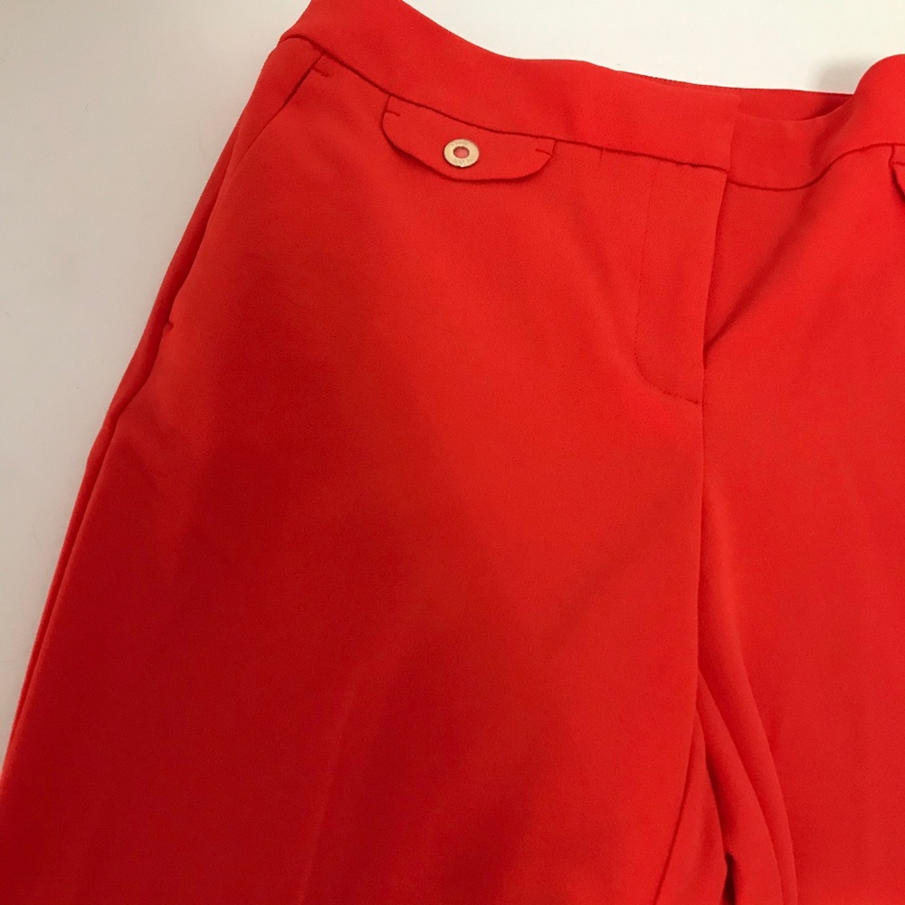 Anne Klein Poppy Red Pants - Picture 3 of 8